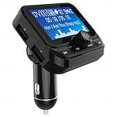 お買い得  車用Bluetoothキット/ハンズフリー-bc32 車用 FM トランスミッター ブルートゥース MP3 プレーヤー ワイヤレス ハンズフリー 1.8 インチ LCD スクリーン付き 携帯電話充電器用