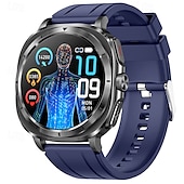 abordables Montres connectées-iMosi ET492 Montre intelligente 1.43 pouce Smartwatch Montre Connectée Bluetooth ECG + PPG Surveillance de la température Podomètre Compatible avec Android iOS Femme Hommes Mode Mains-Libres