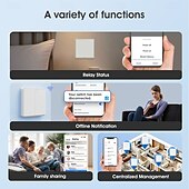 billige Hvitevarer-tuya smart lysbryter har type-c 1/2/3 bryter 2,4ghz wi-fi lysbryter fungerer med alexa og google home