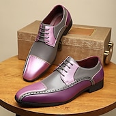 abordables Semi-formel-chaussures richelieu multicolores pour hommes – design en similicuir marron, beige et orange avec détails à bouts d&#039;ailes, parfaites pour les occasions formelles et décontractées