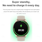 cheap Smart Wristbands-696 ZW60 Smart Watch 1.43 inch Smart Band Fitness Bracelet Bluetooth Pedometer Call Reminder Sleep Tracker Compatible with Android iOS Women Men Hands-Free Calls Message Reminder IPX-0 44mm Watch Case