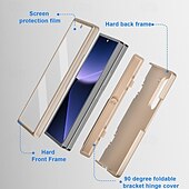Недорогие Чехлы для Samsung-телефон Кейс для Назначение Z-сгиб 6 Кейс на заднюю панель со стендом Защита от удара Ретро ТПУ ПК