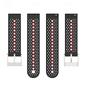 cheap Samsung Watch Bands-Watch Band for Samsung Galaxy Watch 7/6/5/4 40/44mm, Galaxy Watch 5 Pro 45mm, Galaxy Watch 4/6 Classic 42/46/43/47mm, Watch 3, Active 2, Gear S2 Silicone Replacement  Strap Adjustable Sport Band