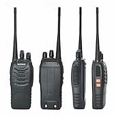 cheap Security &amp; Safety-2Pcs Walkie Talkie Two-way Radio Set BF 888s UHF 400-470MHz 16CH Walkie-talkie Radios Transceiver