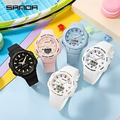 economico Orologi digitali-SANDA Da uomo Orologio digitale Di tendenza Orologio casual Orologio da polso Resistente agli urti Luminoso Cronometro Allarme sveglia Conto alla rovescia Resina Guarda