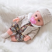 billiga Dockor-30cm/12tum reborn docka realistisk babydocka med set hatt strumpor napp julfestival present