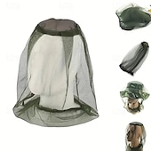 お買い得  アウトドア用ヘッドウェア-1個の高品質蚊帳、特大、長、極細穴メッシュ虫よけネット、虫よけカバー、柔らかくて丈夫なフライスクリーン