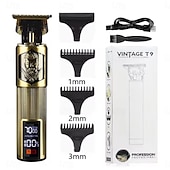 cheap Shaving &amp; Hair Removal-Professional Hair Cutting Machine Wireless Electric Hair Trimmer Digital Display Hair Clipper Men Beard Shaver Barber For Men