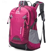 abordables Sac à dos de randonnée-35 L Sac à dos Daypack Sac à  dos Rucksack Fermeture éclair Multi-poches Design Anatomique Portable Durable Extérieur Randonnée Camping Militaire Nylon Noir Bleu Violet