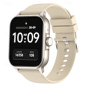 abordables Relojes inteligentes-Reloj inteligente ZW36A (DAFIT) con pantalla táctil completa de 1,83&quot; y codificador, resistente al agua, monitorización de la salud deportiva, oxígeno en sangre, presión arterial, frecuencia cardíaca