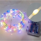 olcso USB-tápellátás-5m/10m karácsonyi led bőrzsinór fényfüzér, karácsonyfa dekor lámpák boldog karácsonyra, újévre és navidad ünnepekre (1db/2db)