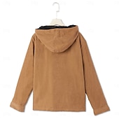tanie bluzy polarowe-Męskie Bluza z Kapturem Rozpinana bluza z kapturem Szerpa Linend Zieleń wojskowa Niebieski Brązowy Szary Kaptur Równina Kieszeń Sport i turystyka Codzienny Święto Zabytkowe Moda miejska Codzienny
