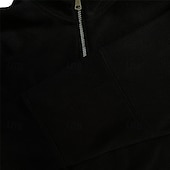 billige Basic gensere-Herre Genser Polarfleece Kvart glidelås genser Svart Militærgrønn Kakifarget Mørkegrå Lyseblå Halv glidelås عادي Sport &amp; Utendørs Daglig Ferie Polyester Gatemote Grunnleggende Fritid Høst vinter Klær