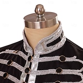 cheap Tops-Retro Vintage Rococo Coat Masquerade Circus Jacket Prince Aristocrat Men&#039;s Carnival Masquerade Mardi Gras Event / Party Adults&#039; Coat Spring Fall &amp; Winter
