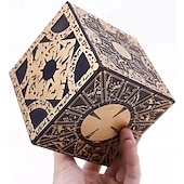 cheap Party Supplies-Detachable Hellraiser Puzzle Box, Hellraiser Puzzle Box Functional, Deformation Detachable Lock Puzzle Box. with Base