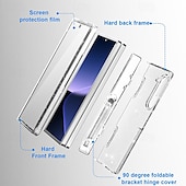 Недорогие Чехлы для Samsung-телефон Кейс для Назначение Z-сгиб 6 Кейс на заднюю панель со стендом Защита от удара Ретро ТПУ ПК
