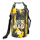 abordables Outils de camping, mousquetons et cordes-2/5/10/15/20/30 L Sac à dos Daypack Sac à  dos Rucksack Impression Pluie Etanche Design Anatomique Portable Durable Extérieur Randonnée Camping Militaire Nylon Jaune Bleu Roi Fuchsia