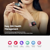 preiswerte Smartwatch-JR-FT5 Plus Smartwatch 1.96 Zoll Smartwatch Fitnessuhr Bluetooth Schlaf-Tracker Herzschlagmonitor Wecker Kompatibel mit Android iOS Damen Herren Freisprechanlage Wasserdicht Benutzerdefiniertes Wählen