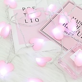 levne Řetězová světla baterie-1ks řetězová světla ve tvaru srdce 3m 20 LED pro svatby na Valentýna vnitřní venkovní  &amp; sváteční dekorace