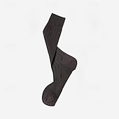 cheap Men&#039;s Elite Accessories-Men&#039;s 1 Pair Socks Black Red Color Solid Color Formal Wedding Anniversary Thin Spring &amp;  Fall Knitwear Elegant