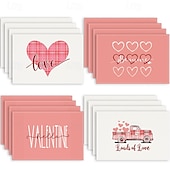 cheap Placemats &amp; Coasters &amp; Trivets-Valentine&#039;s Day Placemats Set of 4 Romantic and Decorative Table Mats Featuring Heart or Rose Patterns Durable and Heat-Resistant Perfect for Adding a Touch of Love to Your Dining Table Decor