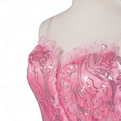 economico Costumi da donna-Strega Fata Glinda Vestito Costume Costumi a Tema Film e TV Cosplay di film for Per donna Adulti Halloween Carnevale martedì grasso Performance Feste Palcoscenico