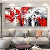 cheap Abstract Paintings-Mintura Handmade Abstract Colorful Oil Paintings On Canvas Wall Art Decoration Modern Picture For Home Decor Rolled Frameless Unstretched Painting