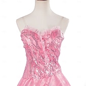 economico Costumi da donna-Strega Fata Glinda Vestito Costume Costumi a Tema Film e TV Cosplay di film for Per donna Adulti Halloween Carnevale martedì grasso Performance Feste Palcoscenico