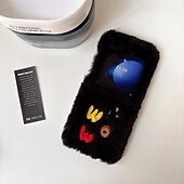 Недорогие Чехлы для Samsung-телефон Кейс для Назначение Z-флип 6 Z Flip 5 Z Flip 4 Z Flip 3 Кейс на заднюю панель Защита от удара Ретро Плюш