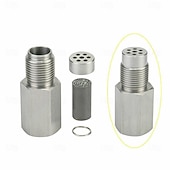 economico Attrezzi per riparazione auto-Adattatore filettato per sensore di ossigeno m18x1,5 in acciaio inox, distanziale di estensione per emulatore di convertitore mini catalizzatore universale