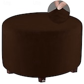 abordables Housse de pouf-Housse de pouf extensible et durable, parfaite pour protéger et rafraîchir votre pouf, ajoute du style et du confort à n&#039;importe quel décor de salon ou de chambre à coucher