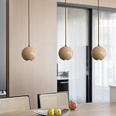 economico Luci a sospensione-lampada a sospensione a led in travertino giallo pietra naturale lampada a sospensione singola mini lampada lampadario vintage 110-240v