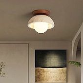 billiga Belysning för köksön-mitten av århundradet modern hall takljus vit mjölkskärm liten marmor natursten tak ljus trä vintage bondgård nära taklampa för badrum kök korridor entré 15cm 110-240v