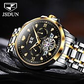 baratos Relógio Automático-Masculino Relógio mecânico Moda Relógio Casual Relógio de Pulso Automático - da corda automáticamente Luminoso Calendário Data Semana Aço Assista