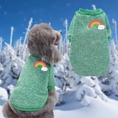 abordables Vêtements &amp; accessoires-Chien Chat Sweat-shirt Le style mignon Décontractées Hiver Respirable Doux Lavable Confortable Extérieur Casual Quotidien Vêtements pour chiens for Bichon Frisé Loulou de Poméranie Bébé Animal