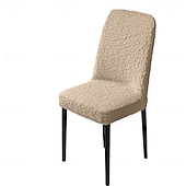 cheap Dining Chair Cover-Stretch Dining Chair Cover Durable High Back Dining Chair Cover Elastic Slipcover Perfect for Protecting and Refreshing Your Dining Room Chairs Adds Comfort and Style to Any Dining Space Decor