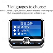 お買い得  車用Bluetoothキット/ハンズフリー-bc32 車用 FM トランスミッター ブルートゥース MP3 プレーヤー ワイヤレス ハンズフリー 1.8 インチ LCD スクリーン付き 携帯電話充電器用