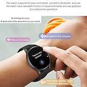 cheap Smart Wristbands-696 ZW60 Smart Watch 1.43 inch Smart Band Fitness Bracelet Bluetooth Pedometer Call Reminder Sleep Tracker Compatible with Android iOS Women Men Hands-Free Calls Message Reminder IPX-0 44mm Watch Case