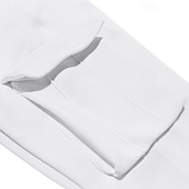 voordelige Joggingbroeken-Voor heren Jogger Broek Cargo-joggingbroek Zak Trekkoord Elastische taille Effen Comfort Buitensporten Dagelijks Modieus Casual Zwart Wit Micro-elastisch