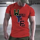 cheap Men&#039;s Funny T shirts-Men&#039;s Rude Offensive Funny Slang T shirt Short Sleeve T shirt 3D Print Crew Neck Shirt Fashion Daily Street Daily Lake Blue White Red Summer Spring Clothing Apparel S M L XL XXL XXXL