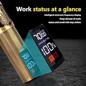 cheap Shaving &amp; Hair Removal-Professional Hair Cutting Machine Wireless Electric Hair Trimmer Digital Display Hair Clipper Men Beard Shaver Barber For Men