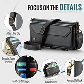cheap Other Phone Case-Phone Case For Google Pixel 9 Pro Pixel 9 Pro XL Pixel 8 Pro Pixel 8 Pixel 9 Wallet Case Magnetic Zipper Support Wireless Charging Retro TPU PC