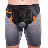 abordables Aparatos ortopédicos-Cinturón de soporte para hernia inguinal ajustable para hombres y mujeres, con 4 almohadillas de compresión, soporte para hernia inguinal o deportiva