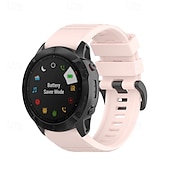 levne Pásky na hodinky Garmin-Pásek hodinek pro Garmin Fenix 8 51mm 7X Pro 6X 5X Plus Epix Pro Tactix 7 Amoled Instinct 2X Quatix Enduro Descent Mk2i Mk2 26mm Silikon Výměna, nahrazení Popruh Nastavitelný Sportovní značka Náramek