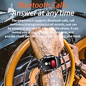 abordables Pulseras inteligentes-696 i121 Reloj inteligente 2.01 pulgada Pulsera inteligente Bluetooth Podómetro Recordatorio de Llamadas Seguimiento del Sueño Compatible con Android iOS Hombre Llamadas con Manos Libres Recordatorio