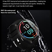 cheap Smart Wristbands-696 ZW60 Smart Watch 1.43 inch Smart Band Fitness Bracelet Bluetooth Pedometer Call Reminder Sleep Tracker Compatible with Android iOS Women Men Hands-Free Calls Message Reminder IPX-0 44mm Watch Case