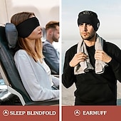 abordables Tenue d&#039;intérieur-cache-oreilles pour dormir automne hiver chaud antibruit