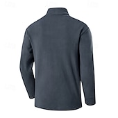 cheap Softshell, Fleece &amp; Hiking Jackets-Men&#039;s Hiking Fleece Jacket Winter Outdoor Thermal Warm Fleece Lining Fleece Jackets Climbing Camping / Hiking / Caving Traveling Dark Grey Black Army Green Light Grey
