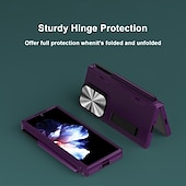 economico Cover Samsung-telefono Custodia Per Piega a Z 6 Per retro Con supporto Portamatite Resistente agli urti Retrò TPU PC