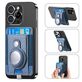 economico Cover per iPhone-telefono Custodia Per iPhone 16 Pro Max Plus iPhone 15 Pro Max Plus Universali Custodia ad adsorbimento magnetico Con supporto A calamita Supporto a molla TPU pelle sintetica